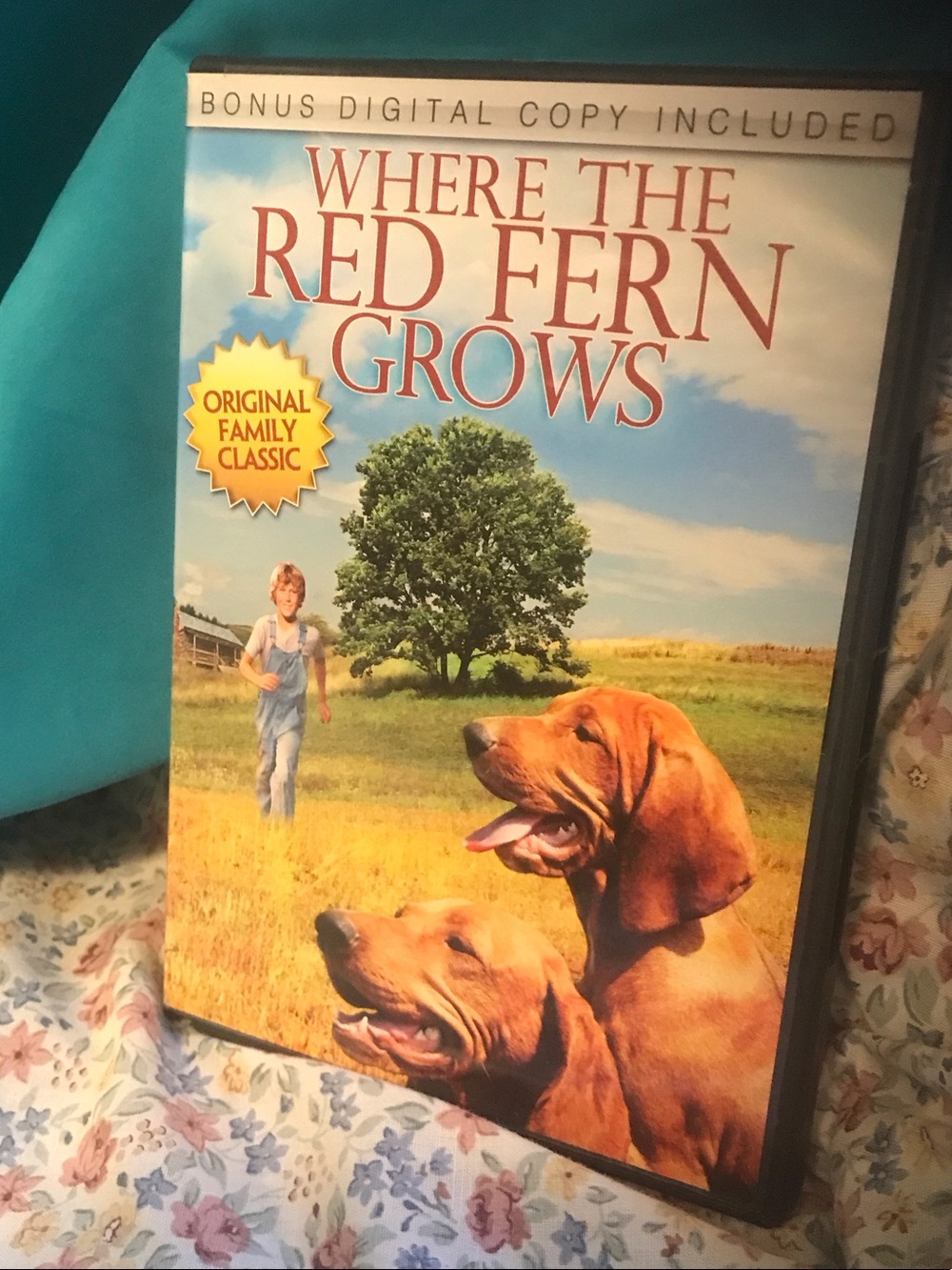 Where The Red Fern Grows DVD - Red/Brown Cover Art